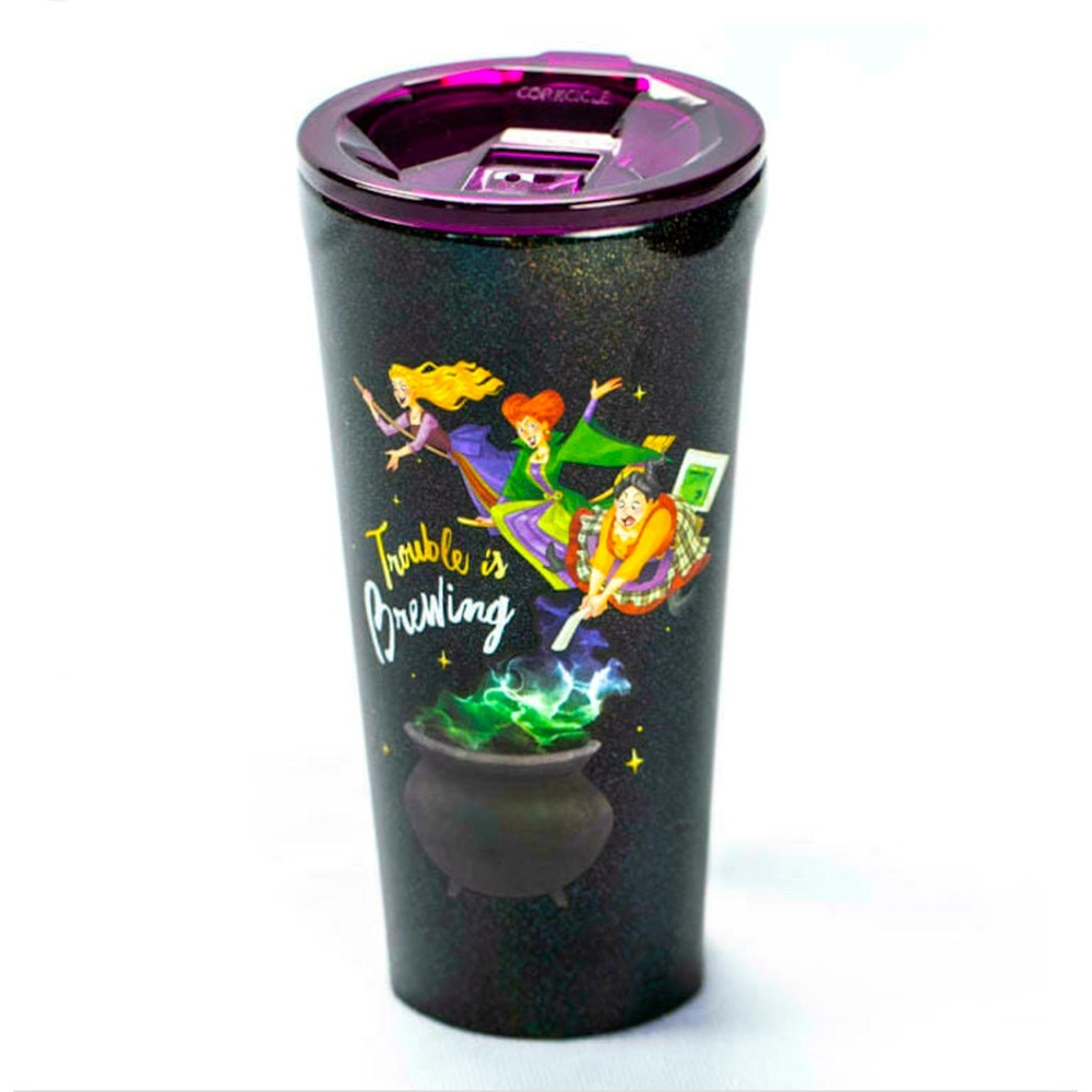 Disney Hocus Pocus Corkcicle Trouble is Brewing Halloween Tumbler NEW